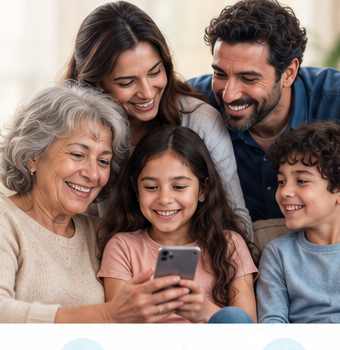 Multi-generational family together